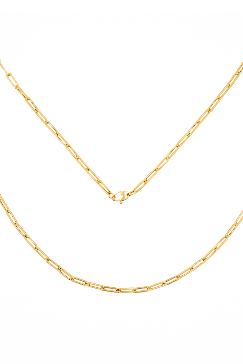 Catena Army Lunga in Oro Giallo