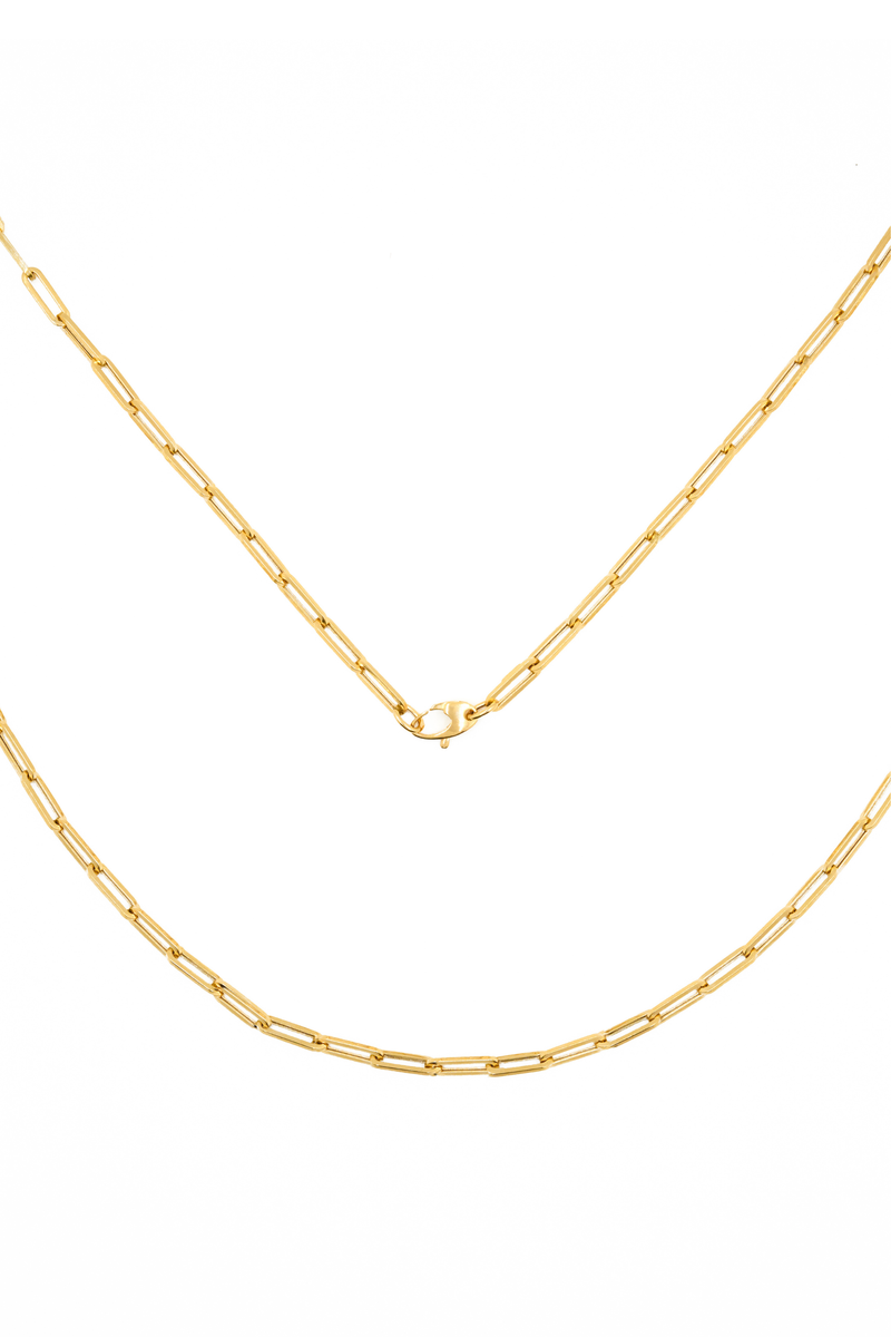 Catena Army Lunga in Oro Giallo