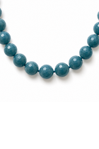 Collana di angelite e Oro Giallo