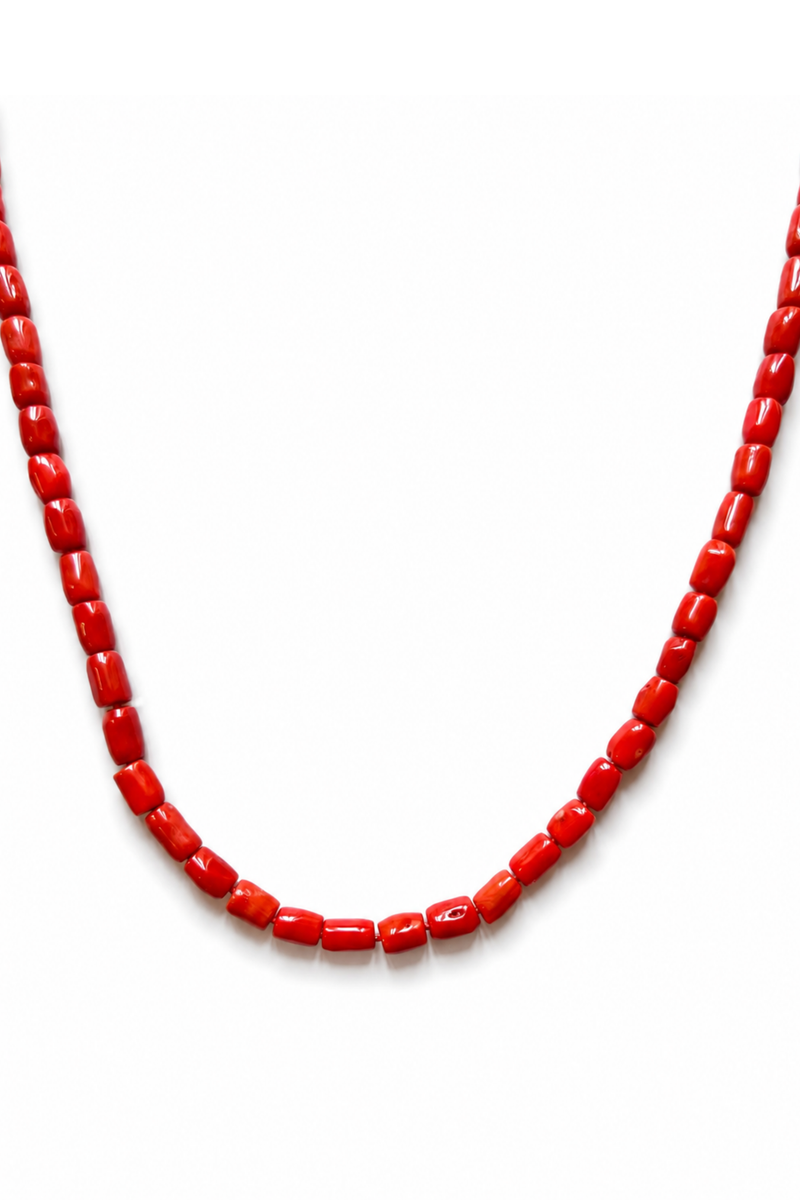 Chunky coral necklace