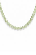 Collana di prehnite e Oro Giallo