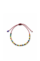 Bracciale Saint Tropez con perline di vetro e Oro Giallo