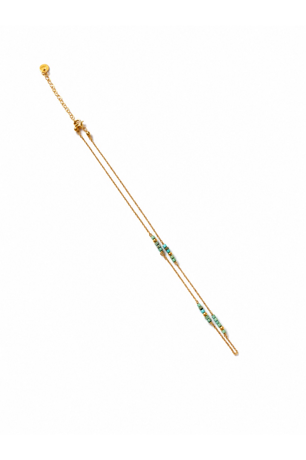 Collana Saint Tropez Petite in Argento con cubotti di turchese
