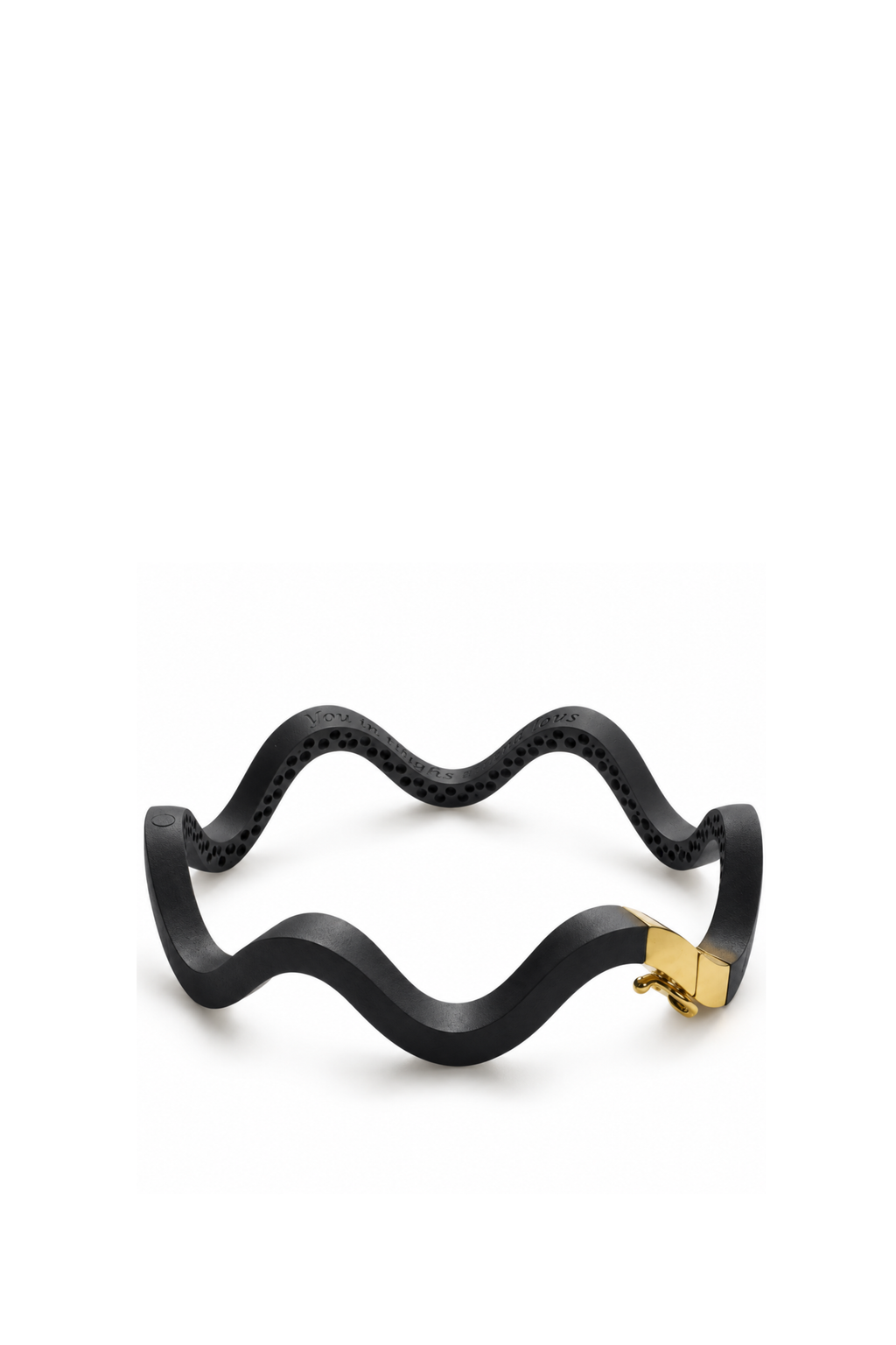 Wave Bracelet with Yellow Gold