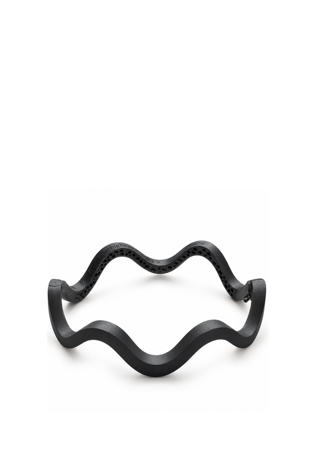 Wave Bracelet with Yellow Gold