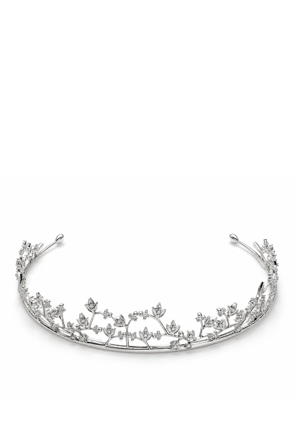 White Gold and Diamond Tiara