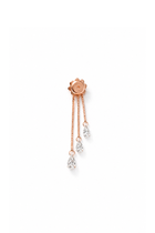 3 Mini Desideri in Oro Rosa e Gocce di Diamante