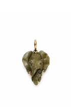 Lava Stone Elephant Pendant