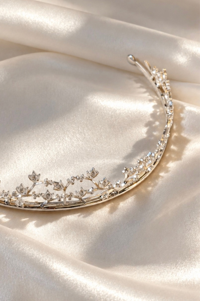 White Gold and Diamond Tiara