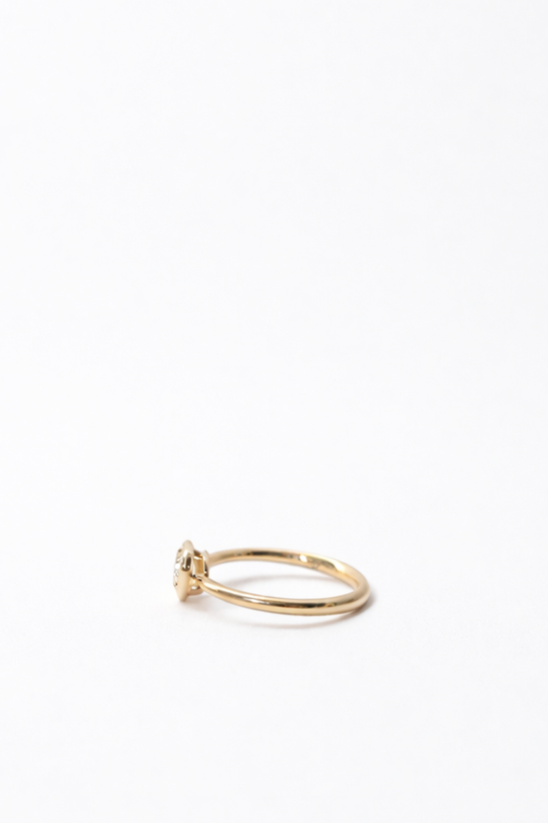 Magic Heart Ring in Yellow Gold with Yellow Diamond