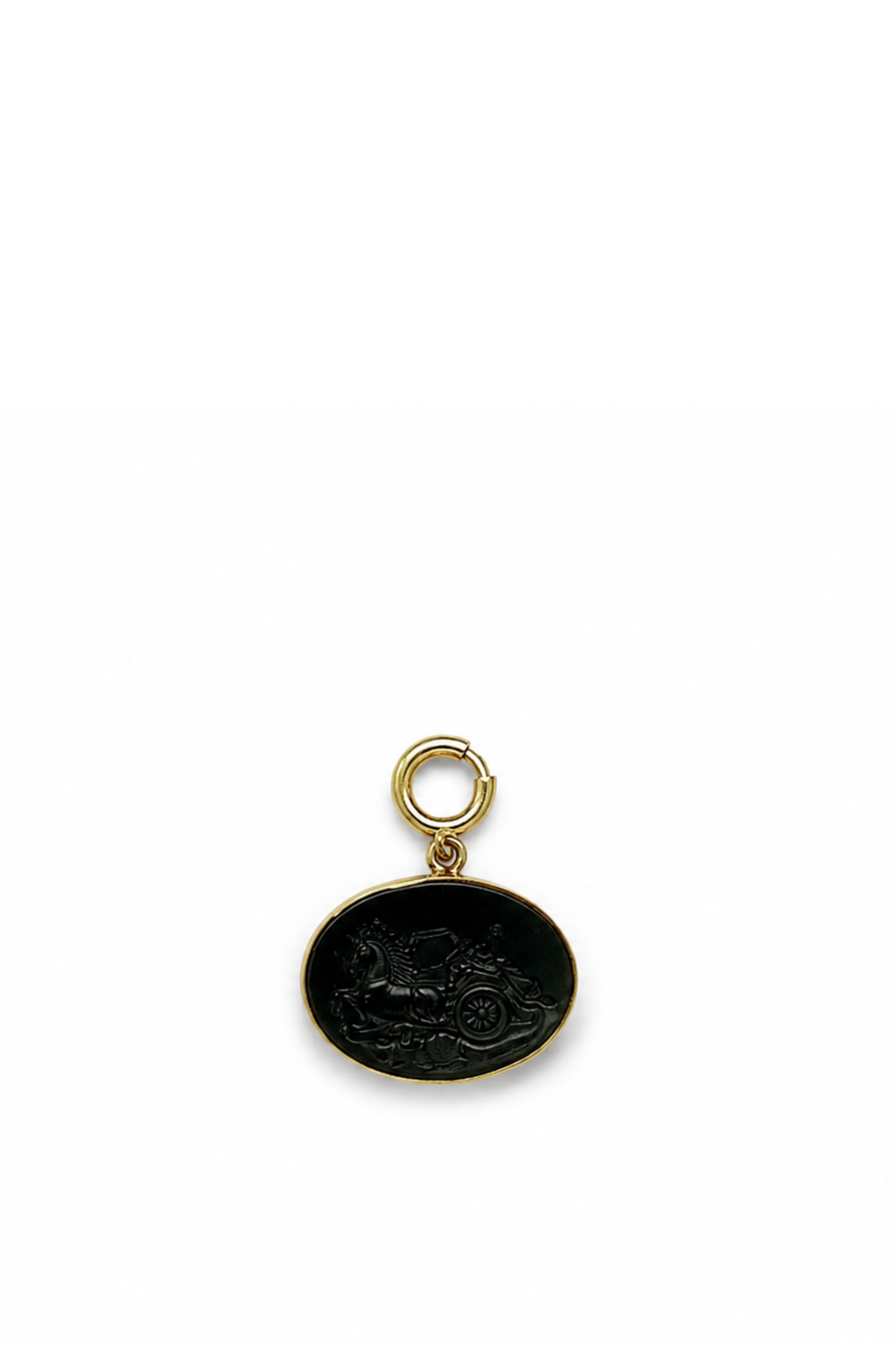 Lava Stone Medusa Pendant