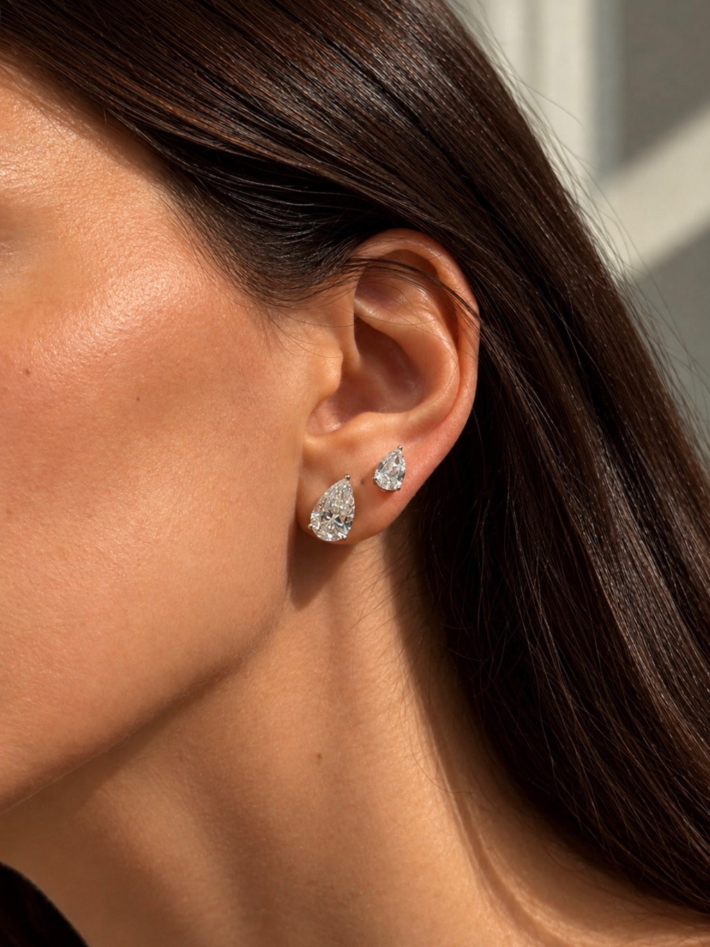 Orecchini Gocce di Diamante N°1
