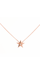 Collana Stella in Oro Rosa