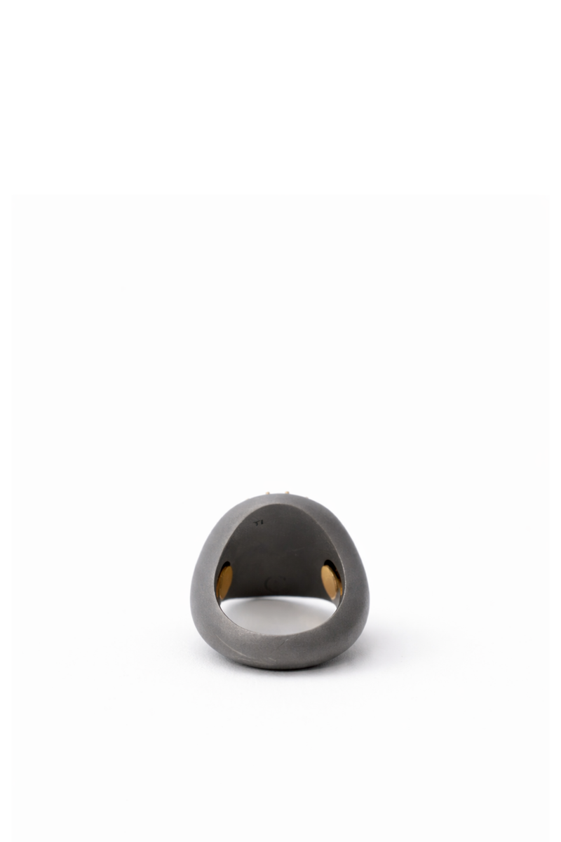 Anello Occhio di Smeraldo in Oro Giallo