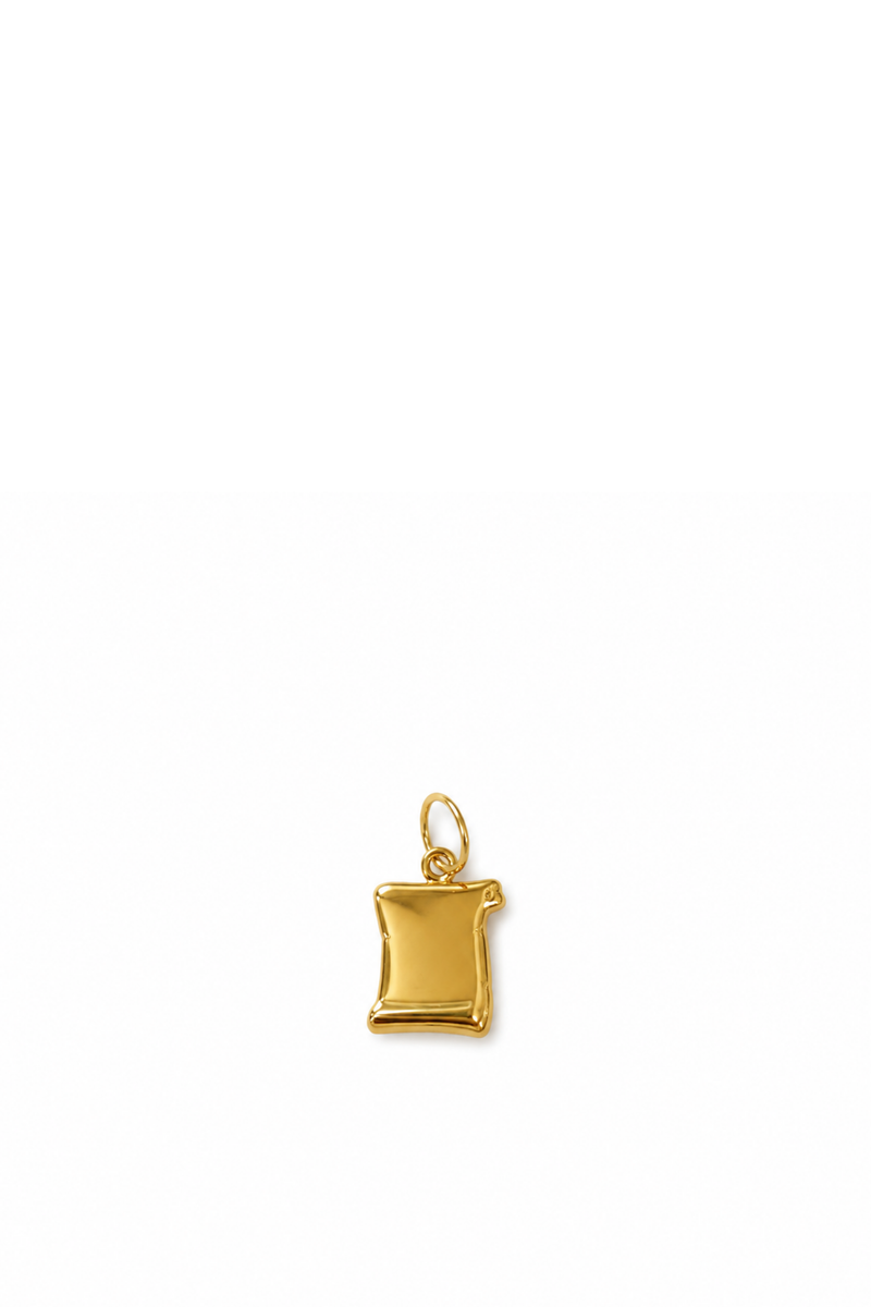 Ciondolo Mini Pergamena in Oro Giallo