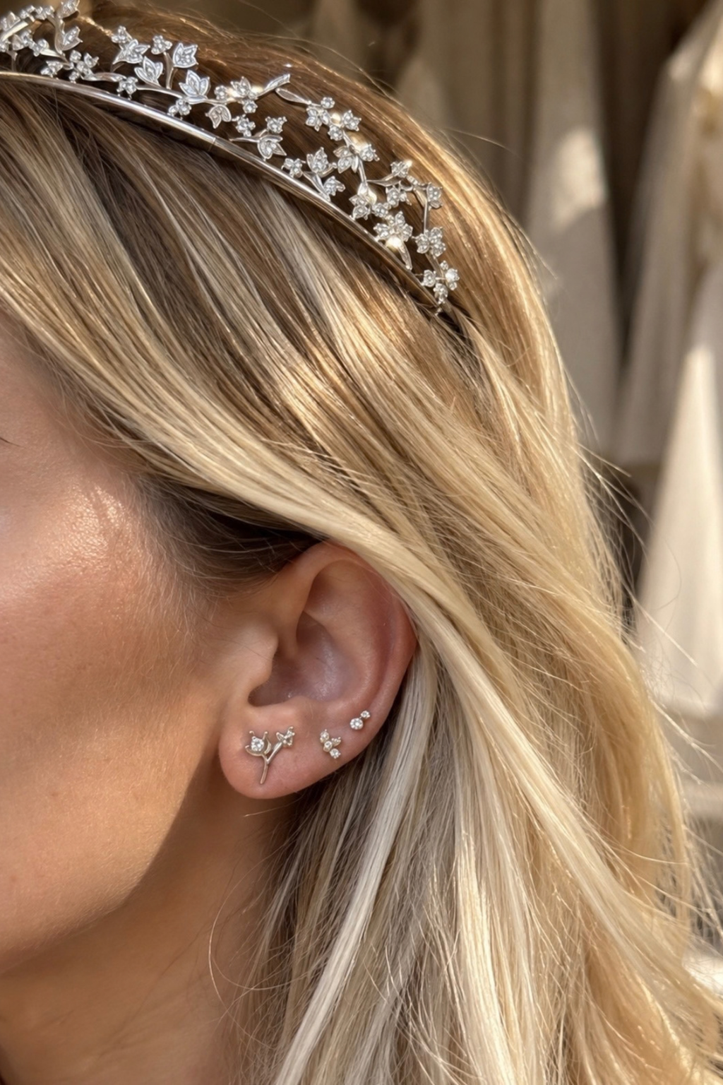 White Gold and Diamond Tiara