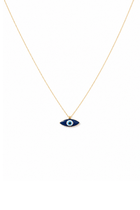 Collana Occhio smaltato in Oro Giallo