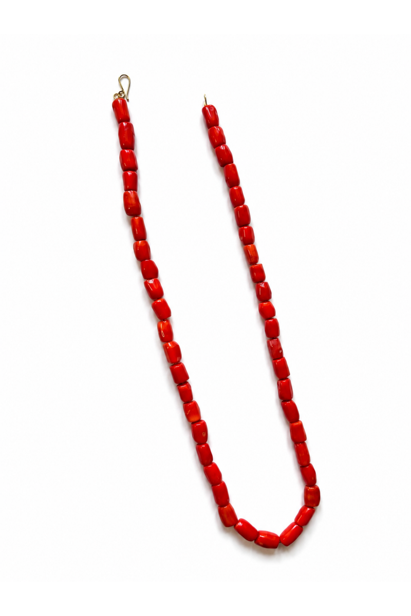 Chunky coral necklace