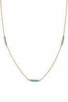 Collana Saint Tropez in Argento con cubotti di turchese
