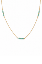 Collana Saint Tropez Petite in Argento con cubotti di turchese