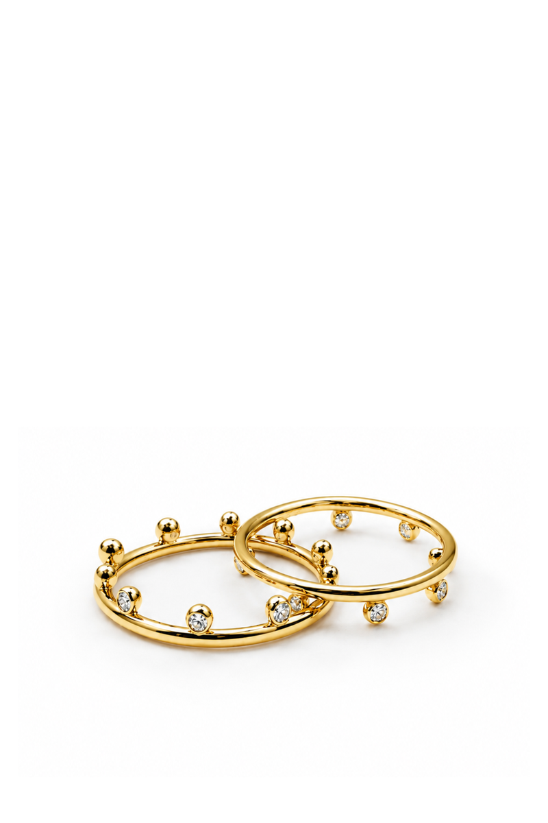 Yellow Gold and Diamond Puzzle Wedding Band