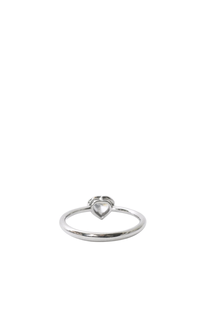 Magic Heart Ring in White Gold