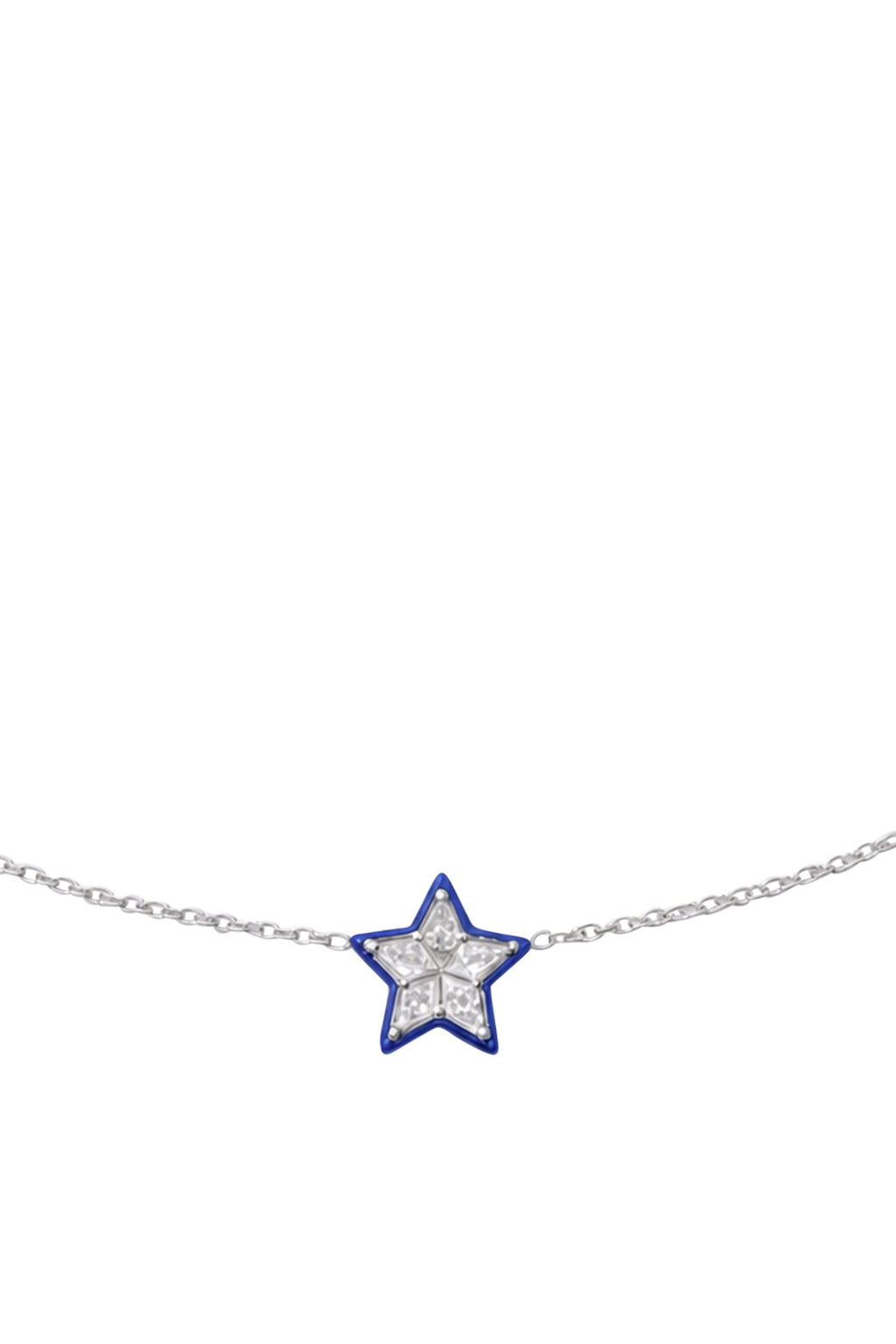 Collana Étoile in Oro Blu