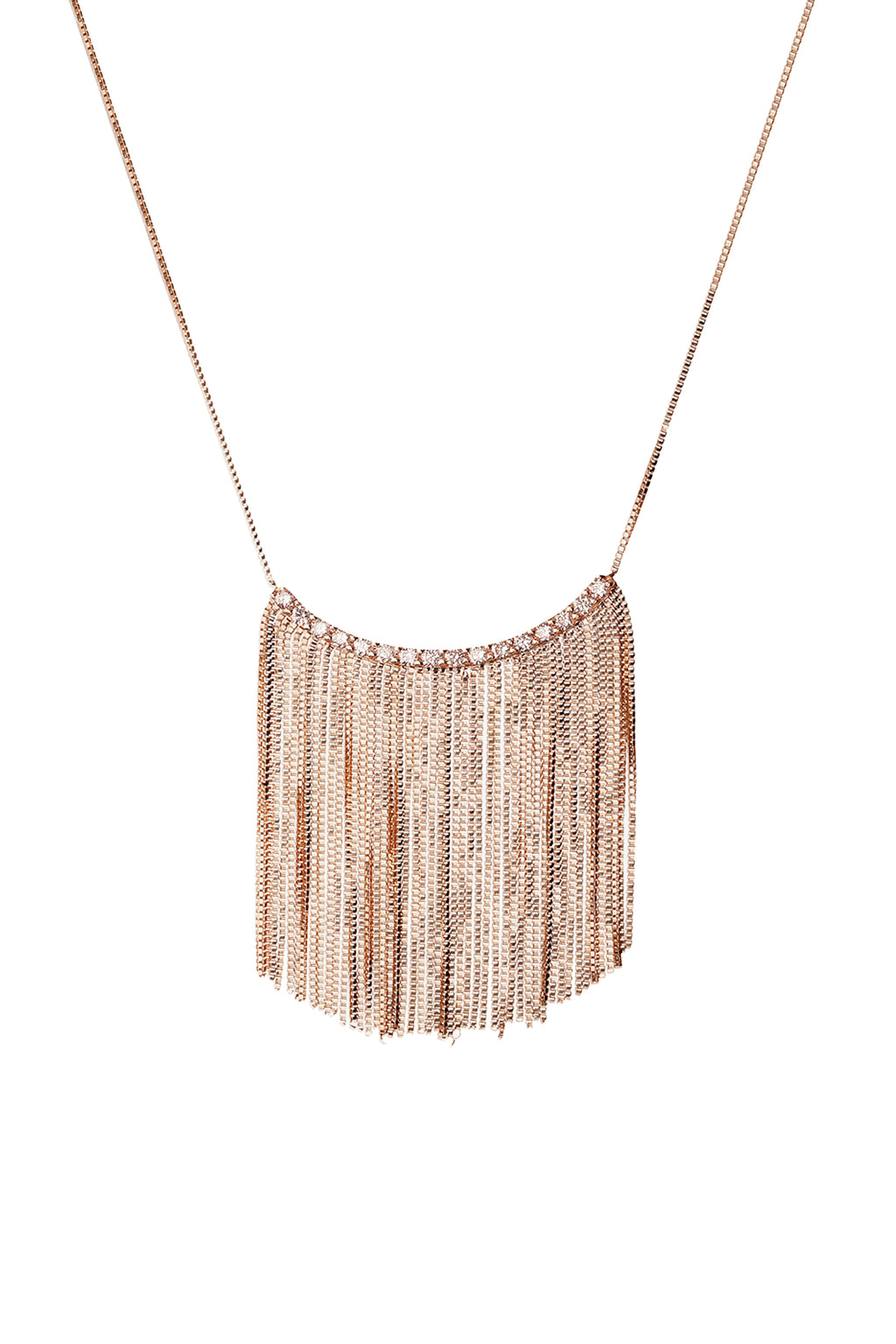 Collana Victoria in Oro Rosa e Diamanti