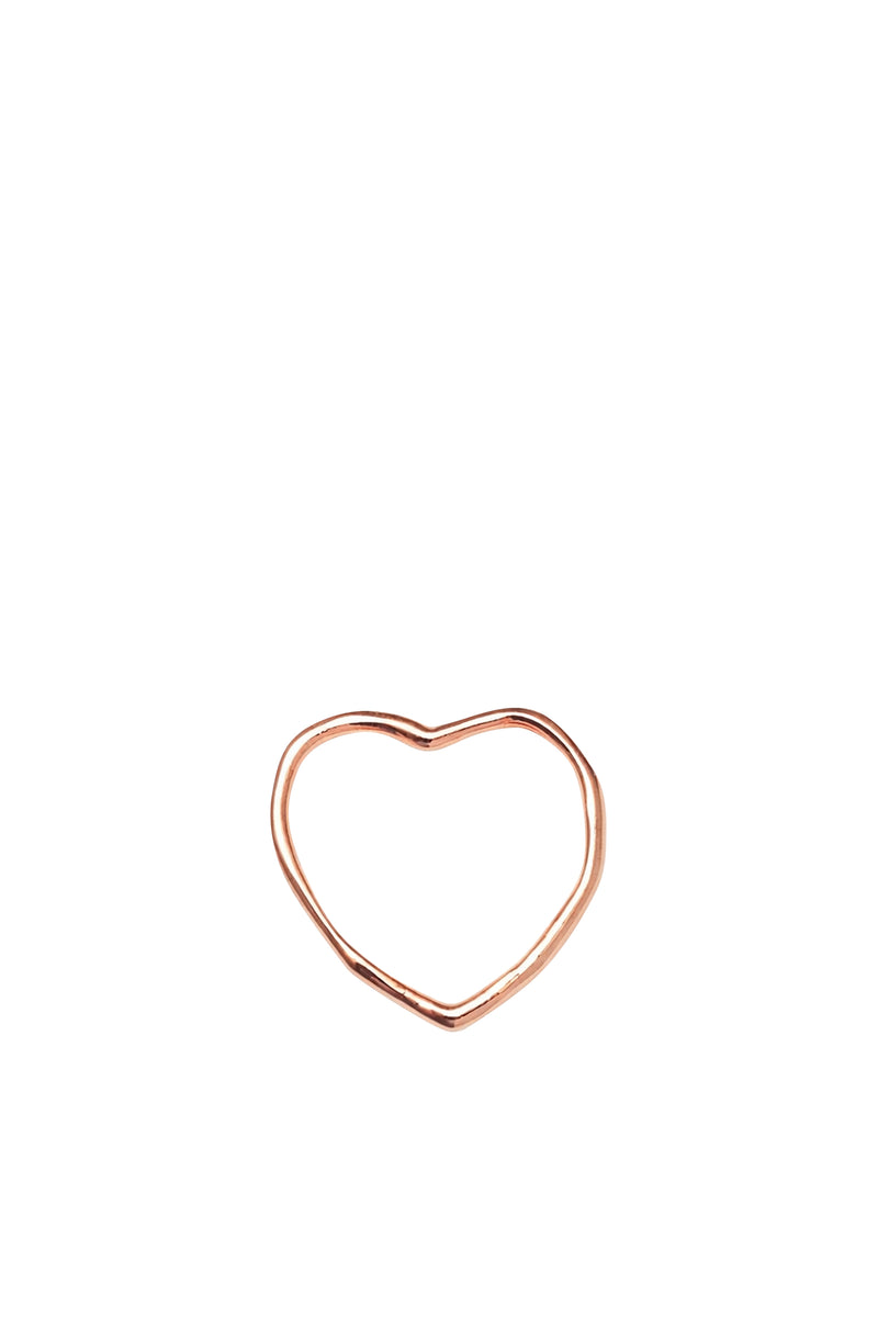 Perfect Heart Ring in Rose Gold