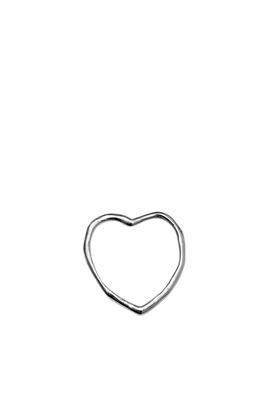 Anello Cuore Perfetto in Oro Bianco