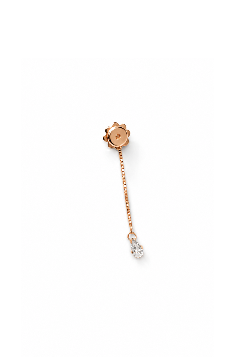 Mini Rose Gold and Diamond Drop Wish