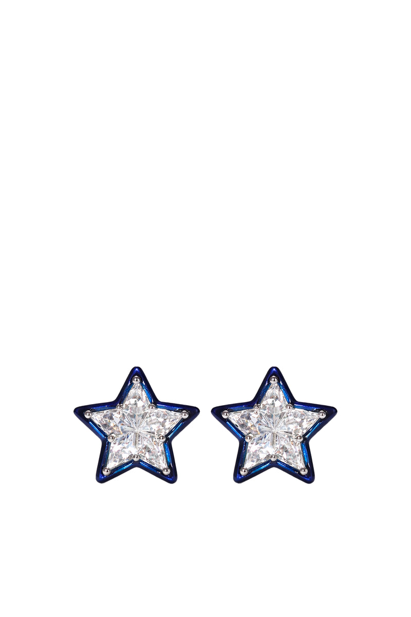 Orecchini Étoile in Oro Blu
