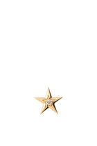 Orecchino Stella in Oro Giallo