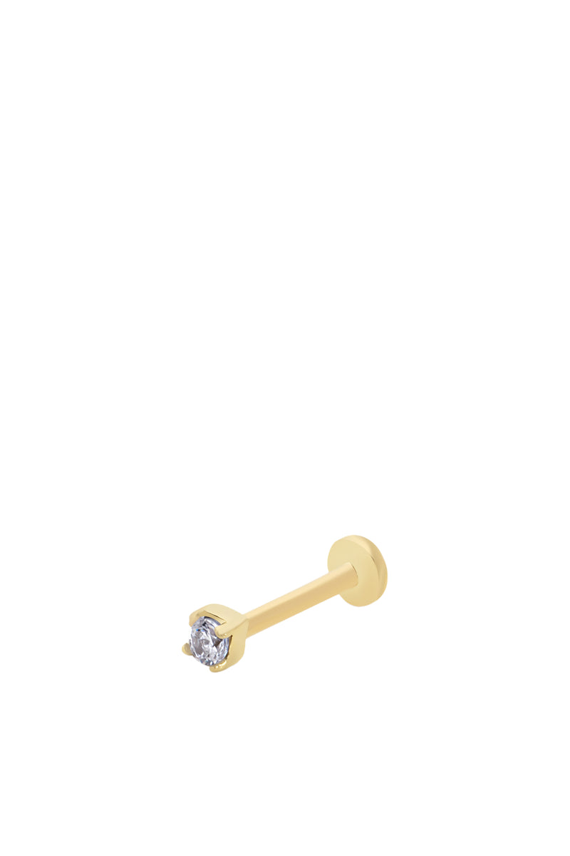 Mini Punta di Diamante in Oro Giallo