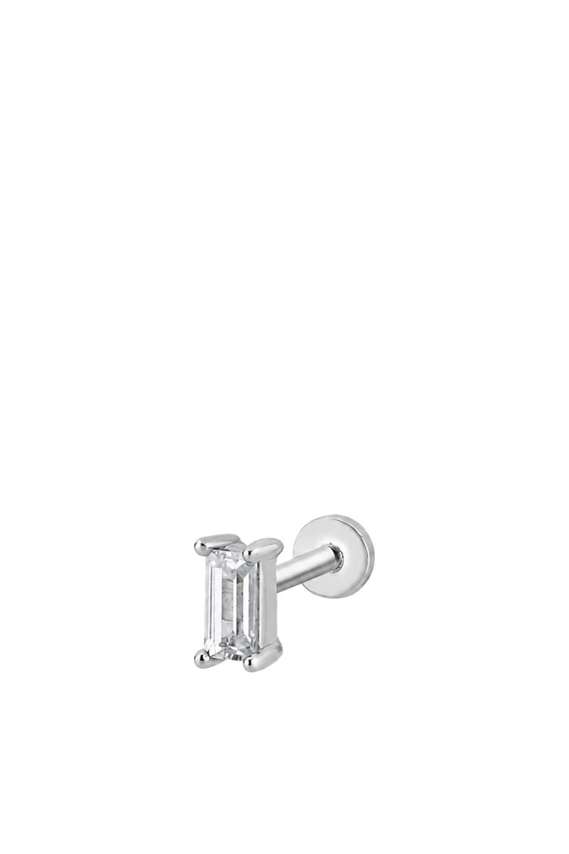 White Gold Diamond Baguette