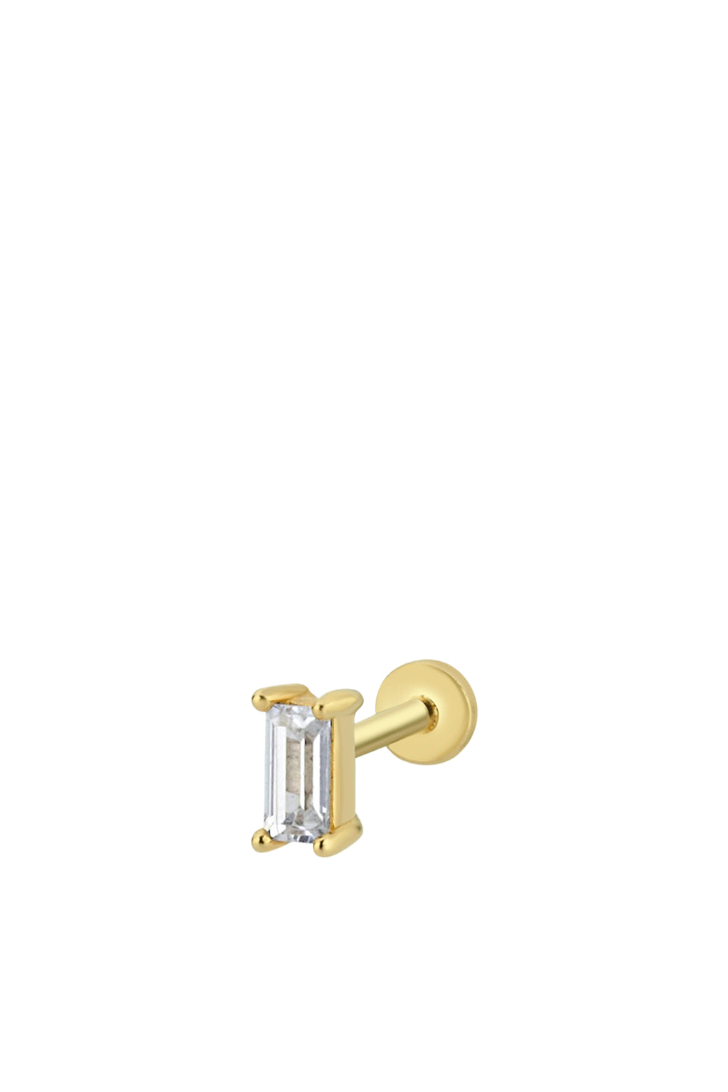 Baguette di Diamante in Oro Giallo