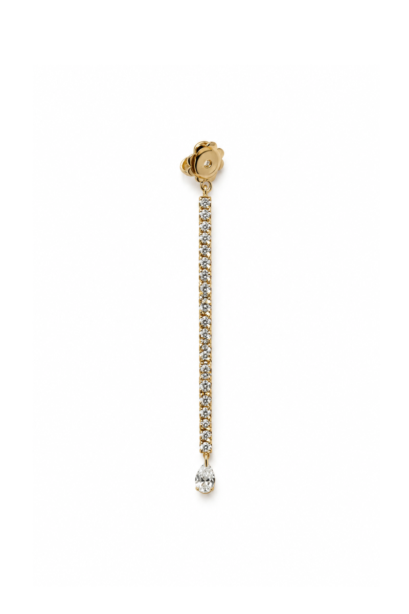 Desire in Yellow Gold with Diamond Teardrop