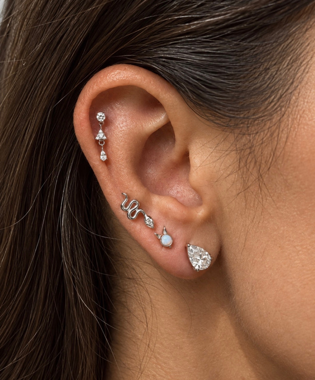Orecchini Gocce di Diamante N°1