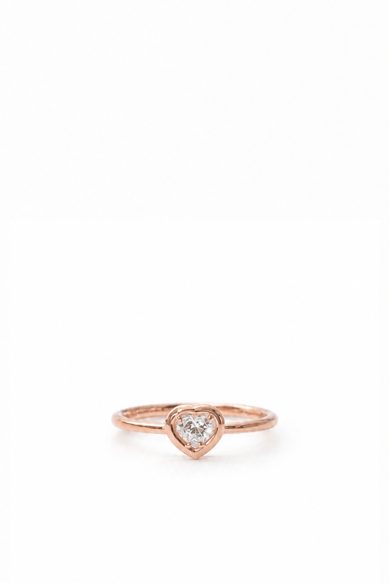 Magic Heart Ring in Rose Gold